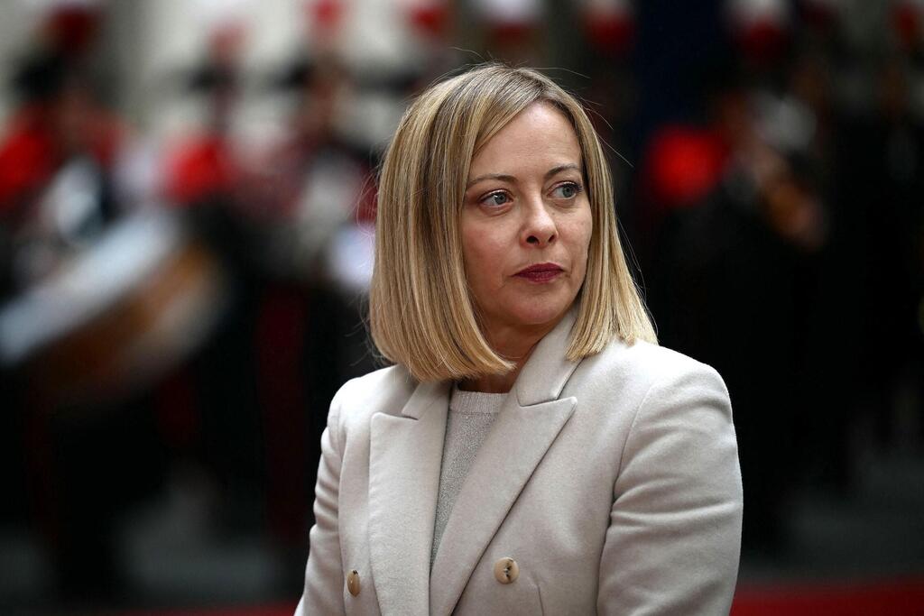 Italian Prime Minister Georgia Meloni (Photo: Filippo Monteforte/AFP) ראש ממשלת איטליה ג'ורג'ה מלוני