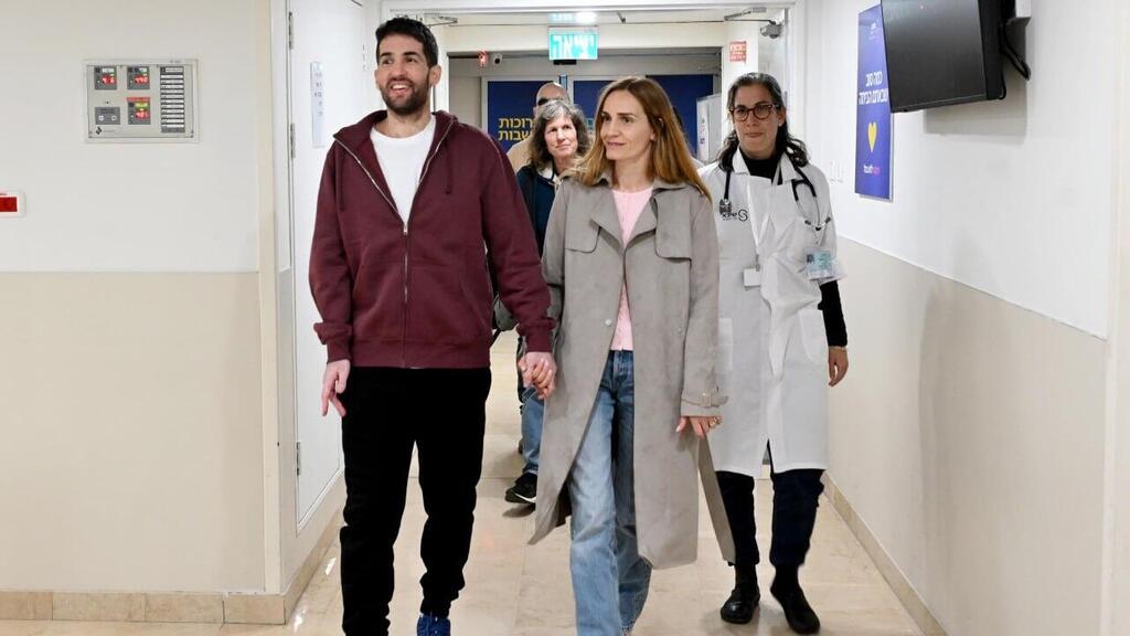 צילום: אבי אוחיון / לע"מ שגיא דקל-חן בבית החולים שיבא