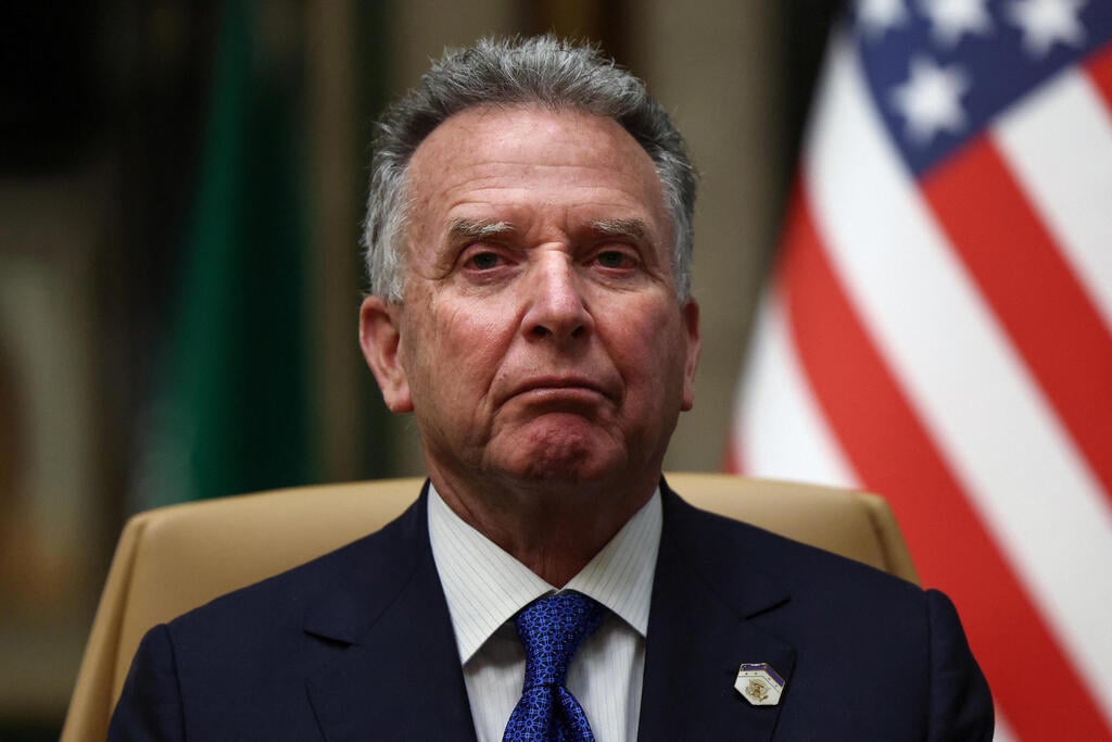 Steve Witkoff (Photo: REUTERS/Evelyn Hockstein/Pool) סטיב וויטקוף שליחו של נשיא ארה"ב דונלד טראמפ למזרח התיכון במהלך שיחות בסעודיה על עתיד אוקראינה מול גורמים ברוסיה