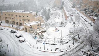 שלג בירושלים