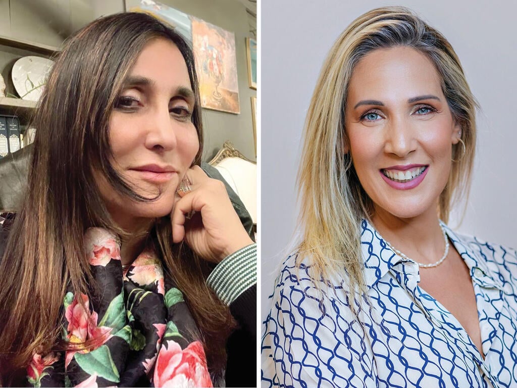 ברכה דה לרנה (מימין) ורונית ציטיאט קאשי, האישה שפתחה את הדלת (צילום: ולריה שפירא, אלבום פרטי ) יפעת ברכה דה-לרנה ורונית ציטיאט קאשי, שפתחה את הדלת