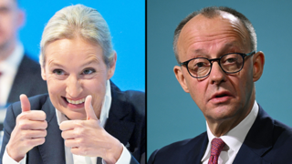 חירות גרמניה מנהיג השמרנים פרידריך מרץ מנהיגת אלטרנטיבה לגרמניה אליס ויידל