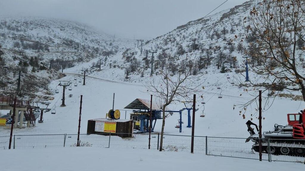 Mount Hermon (Photo: Mount Hermon Resort) שלג בחרמון