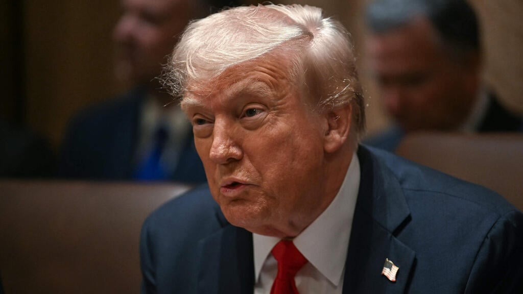Donald Trump (Photo: Jim Watson / AFP) נשיא ארה"ב דונלד טראמ