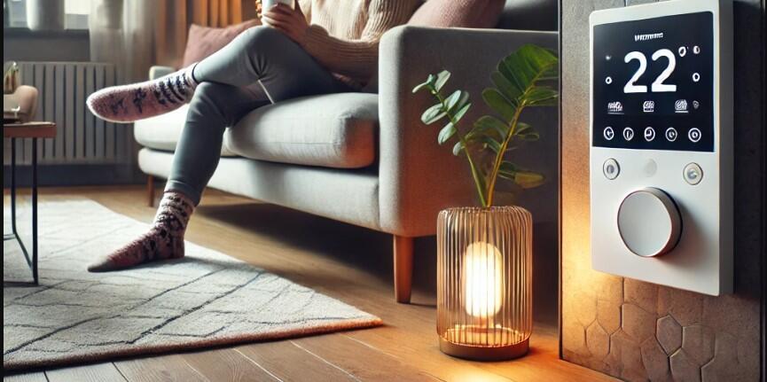 חימום תת רצפתי (DALL·E) חימום תת רצפתי