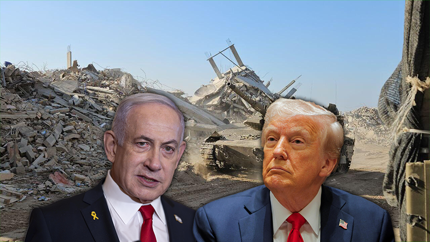 דונלד טראמפ ובינמין נתניהו