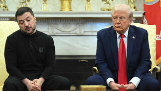 דונלד טראמפ וולדמיר זלנסקי