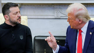 דונלד טראמפ וולדמיר זלנסקי