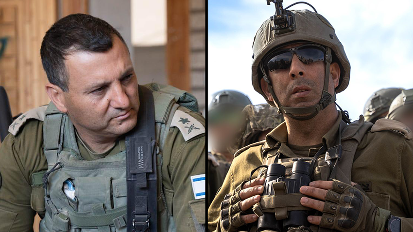 איציק כהן (מימין) ויניב עשור (צילום: דובר צה"ל) איציק כהן יניב עשור