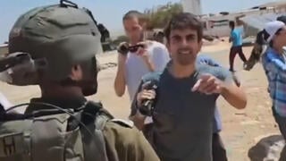 Clips that fell to the editing room floor: No other land creators confronting IDF soldeirs 