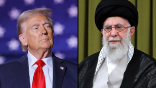  US President Donald Trump, Iran’s Supreme Leader Ali Khamenei