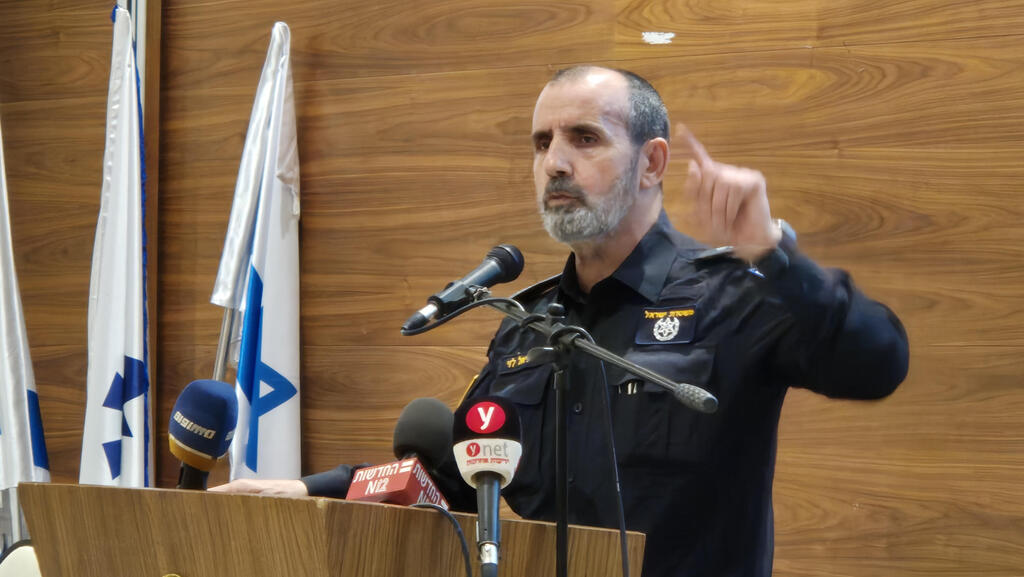 מפכ"ל המשטרה דני לוי בנאום על הפשיעה בחברה הערבית