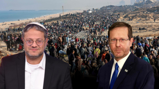 עקורים פלסטינים חוזרים לצפון רצועת עזה