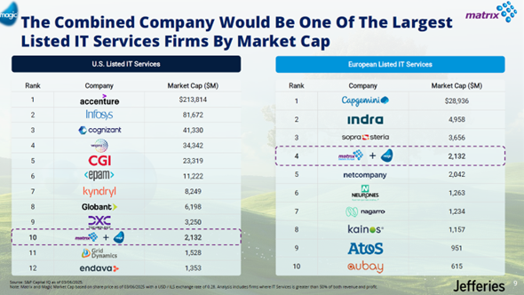 גודל החברה ממוזגת