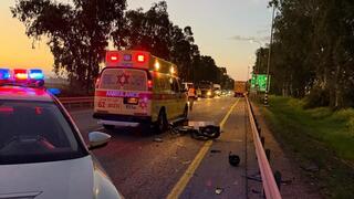 זירת התאונה מדרום לעפולה