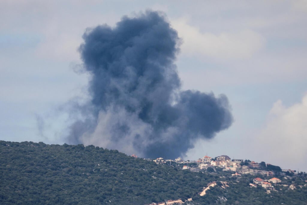 צילום: REUTERS/Karamallah Daher תקיפות צה"ל בדרום לבנון