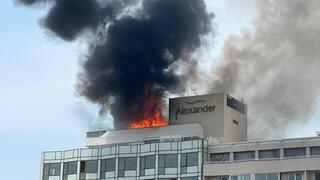 שריפה במלון אלכסנדר בתל אביב