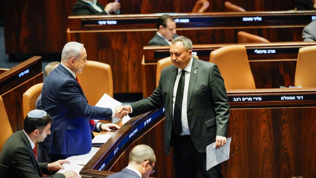 צילום: נועם מושקוביץ / דוברות הכנסת הצבעת חוק יסוד השפיטה במליאת הכנסת