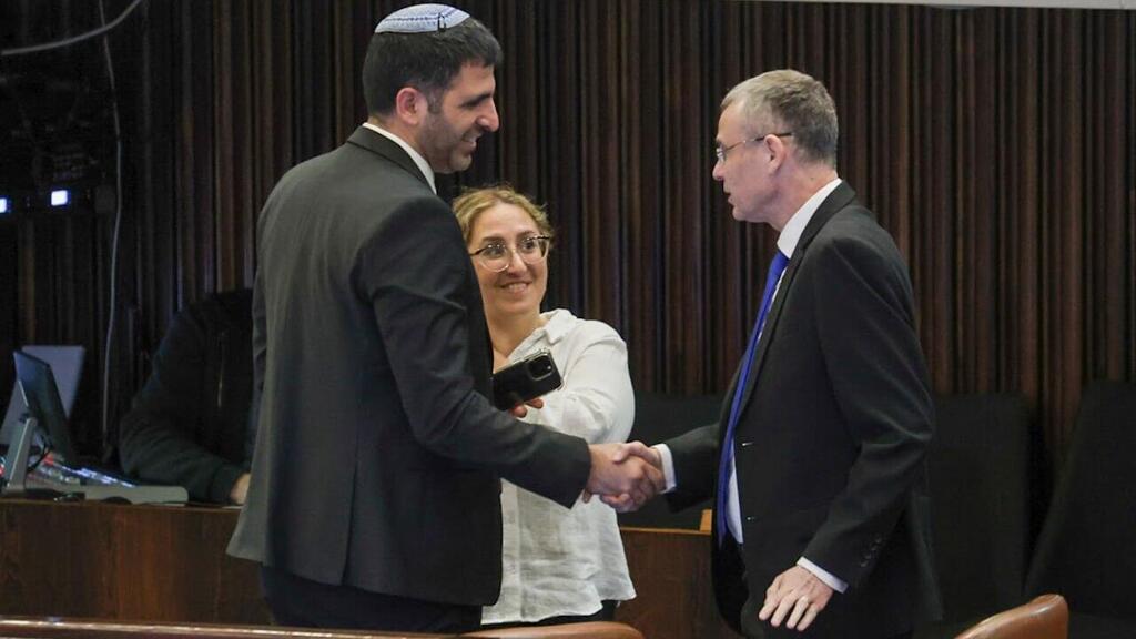 צילום: נועם מושקוביץ / דוברות הכנסת הצבעת חוק יסוד השפיטה במליאת הכנסת