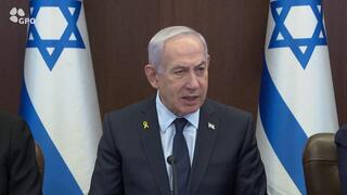 ראש הממשלה בנימין נתניהו בפתח ישיבת הממשלה