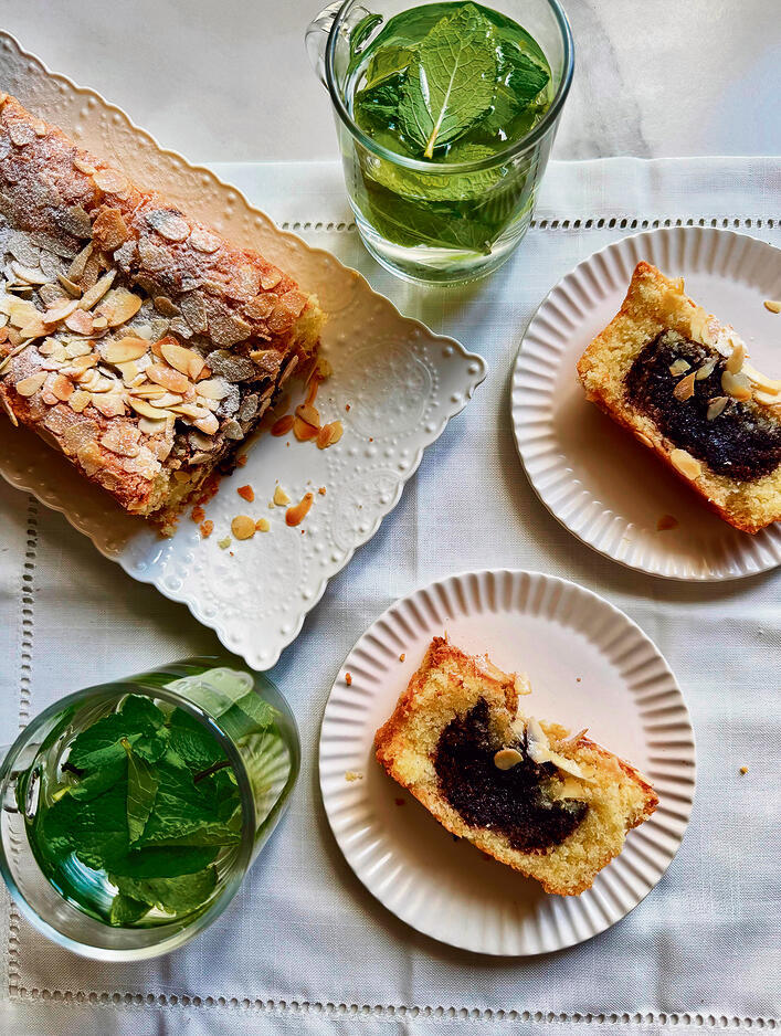 עוגת שיש שוקולד וניל לפסח yk14315327