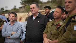 שר הביטחון ישראל כ"ץ ושר האוצר בצלאל סמוטריץ' בסיור משותף ביו"ש