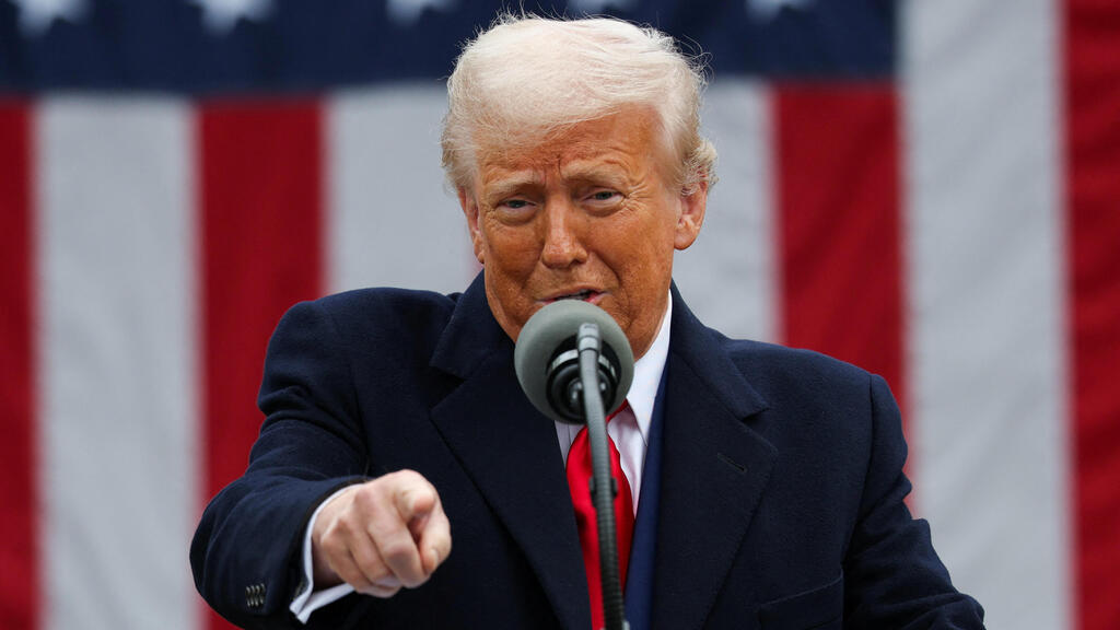 Donald Trump (Photo: Carlos Barria / Reuters) נשיא ארה"ב, דונלד טראמפ