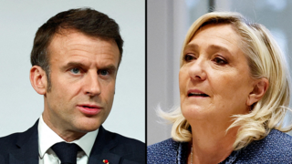 מרין לה פן עמנואל מקרון