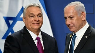 ראש הממשלה בנימין נתניהו עם ראש ממשלת הונגריה ויקטור אורבן