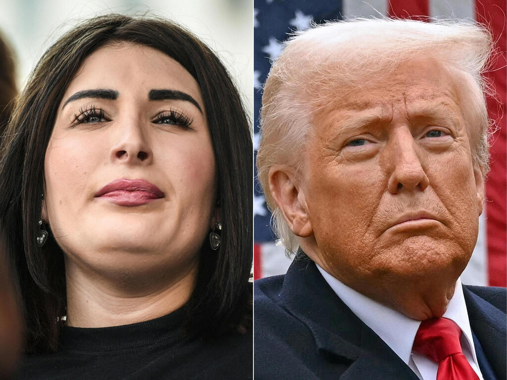 טראמפ ולורה לומר. דחקה להדיח (צילום: STEPHANIE KEITH and SAUL LOEB / various sources / AFP) דונלד טראמפ לאורה לומר