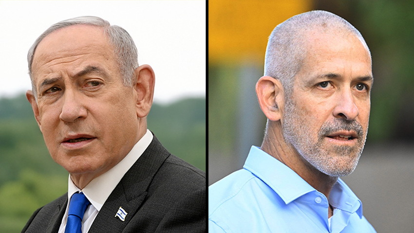 רונן בר ובנימין נתניהו (צילום: יאיר שגיא, DEBBIE HILL/REUTERS) רונן בר בנימין נתניהו