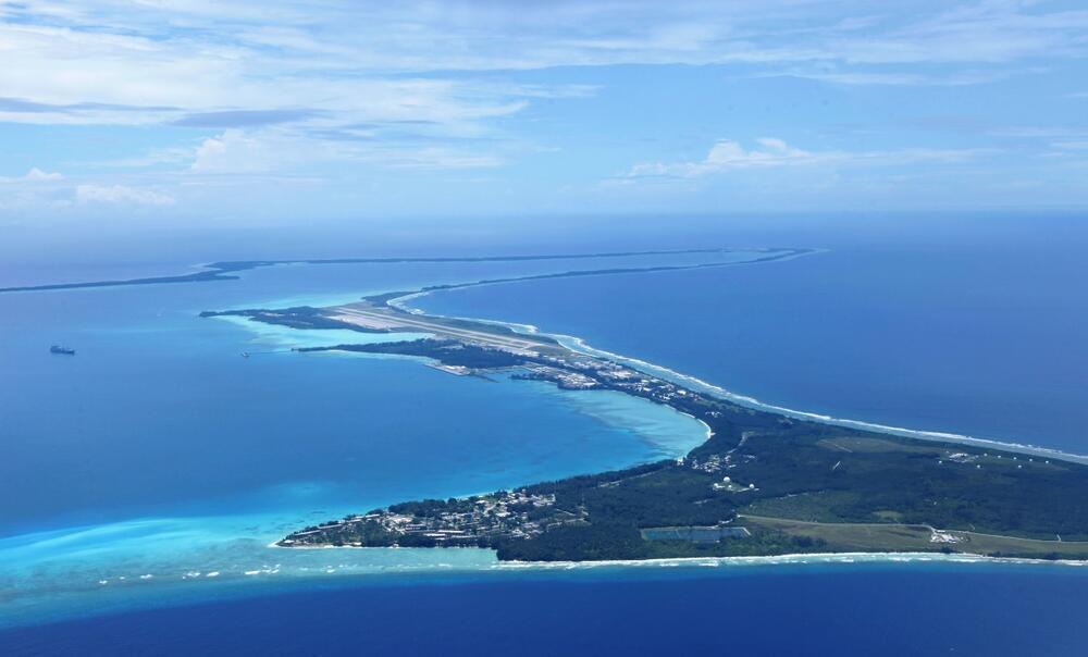 Diego Garcia (Photo: Shutterstock) דייגו גרסיה אי ב האוקייינוס ההודי שבו מפעילה ארה"ב בסיס אווירי אסטרטגי