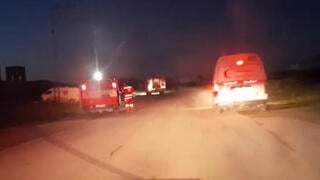 צילום של אחד הפרמדיקים שנהרג ברפיח, שבו נראים אותות חירום - בניגוד לגרסת צה"ל