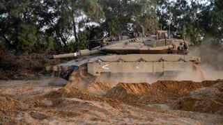 תיעוד מפעילות כוחות אוגדה 36 במסדרון מורג ברצועת עזה