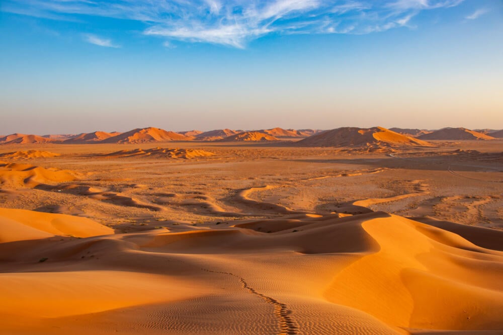 Rub' al-Khali desert (Photo: Stefan Hochreutener, Shutterstock) מדבר א-רובע אל-ח'אלי