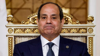 פגישתם של מקרון א-סיסי ועבדאללה בקהיר