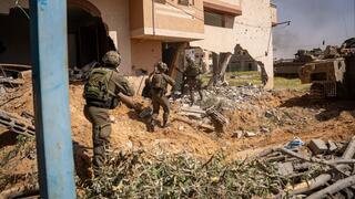 Golani Brigade troops in Gaza