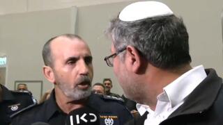 עימות בין מפכ"ל המשטרה דני לוי לשר איתמר בן גביר