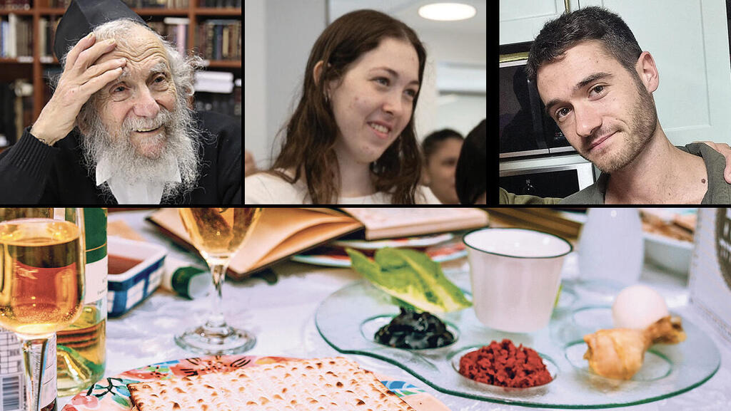 סרן רועי בית יעקב, נעמה לוי, הרב יעקב אדלשטיין, ליל הסדר (צילומים: דובר צה''ל, שאטרסטוק / אינה רזניק, יעקב כהן) |