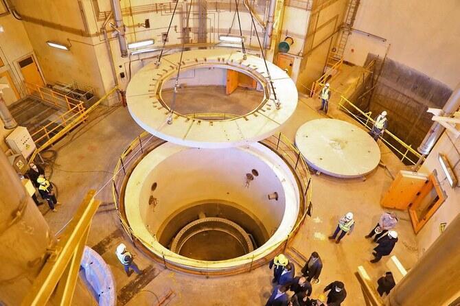 Arak heavy water reactor in Arak, Iran כור מים כבדים ב אראק אראכ איראן ארכיון תוכנית גרעין הגרעין