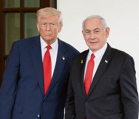 נשיאים לא אוהבים כפילים (2): נתניהו וטראמפ, השבוע | צילום: REUTERS/Leah Millis yk14329849