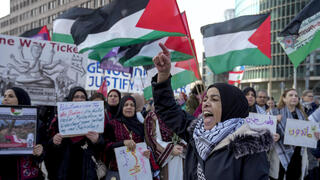 הפגנה פרו-פלסטינית בברלין