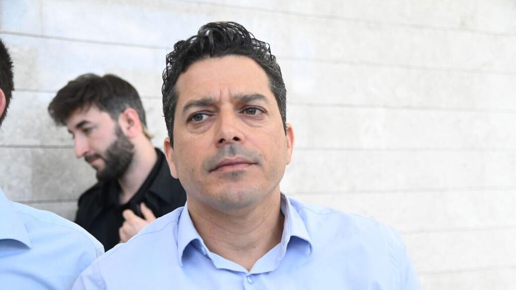 Minister Amichai Chikli (Photo: Yair Sagi) השר עמיחי שיקלי בביהמ"ש המחוזי בלוד - דיון הארכת מעצרו של איש שב"כ החשוד שהדליף מידע סודי לעיתונאים ולשר שיקלי