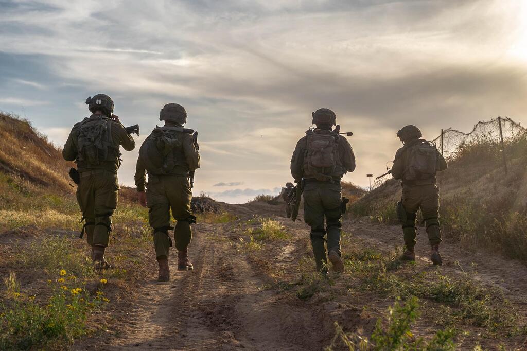 Sstructure that approaches its breaking point (Photo: IDF) פעילות כוחות צה"ל בעזה