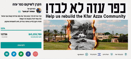 אתר גיוס ההמונים לקיבוץ כפר עזה yk14337328