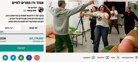 אתר גיוס ההמונים לרז ואוהד בן עמי yk14337330