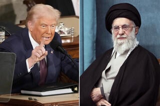 Donald Trump, Ali Khamenei 