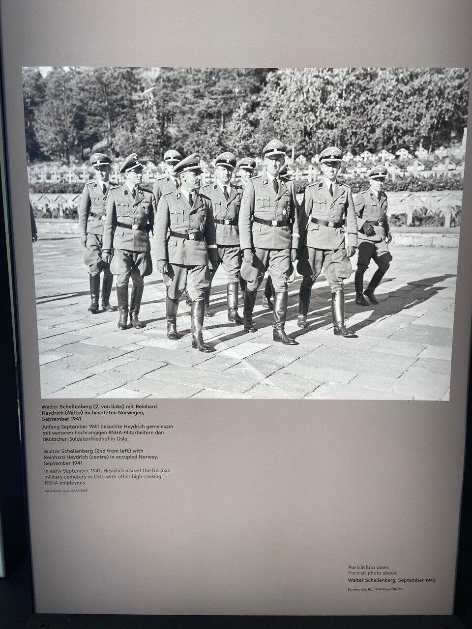 Photo: Daniela Ozacky Stern Reinhard Heydrich exhibition