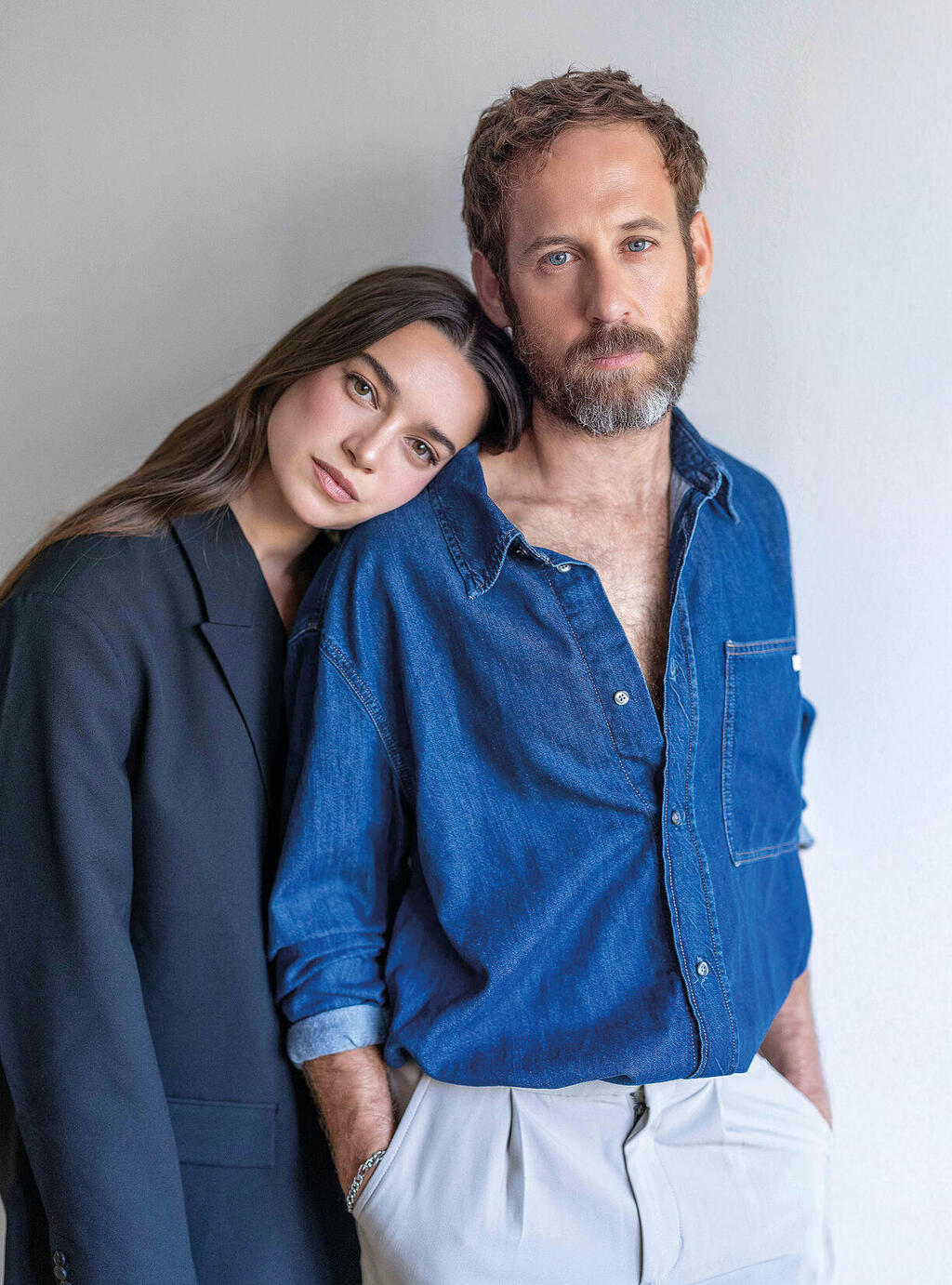 "רכבת ישראל היא החברה הכי טובה שלנו ואהבתנו הגדולה". דניאל גל ויואל רוזנקיאר | צילום: טל שחר yk14339493