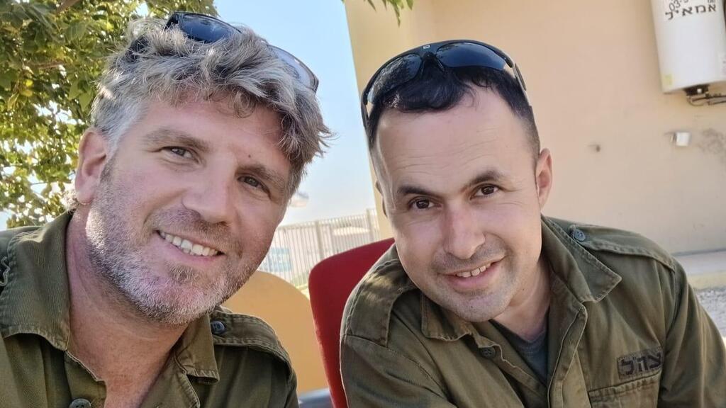 דוד למפרט (מימין) וערן גולדמן, בן מחזור דוד למפרט (מימין): וערן גולדמן, בן מחזור